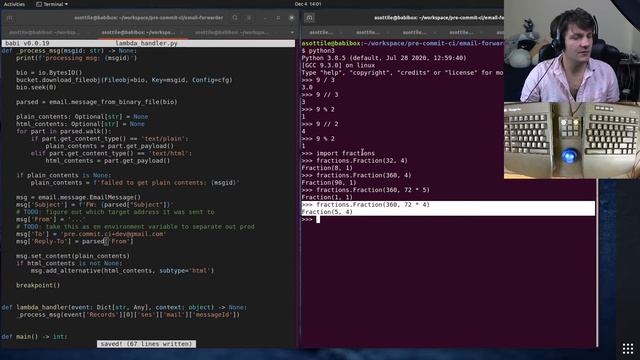 replay - finishing the aws email forwarder! - 2020-12-04 смотреть онлайн