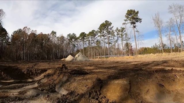 Stripping All The Topsoil From The New Pond Site