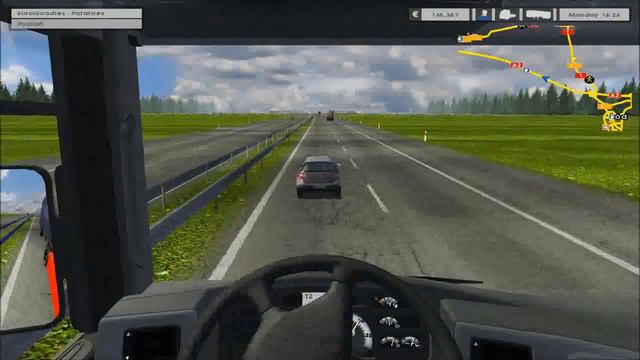 Euro truck Simulator: Piotrków Trybunalski- Poznań [1/2] (EU-MAP Polska) смотреть онлайн