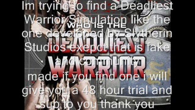 Deadliest Warrior Simulation HELP!!! смотреть онлайн