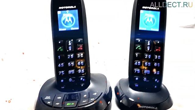 Motorola C5012: видео обзор радиотелефона DECT с двумя трубками смотреть онлайн