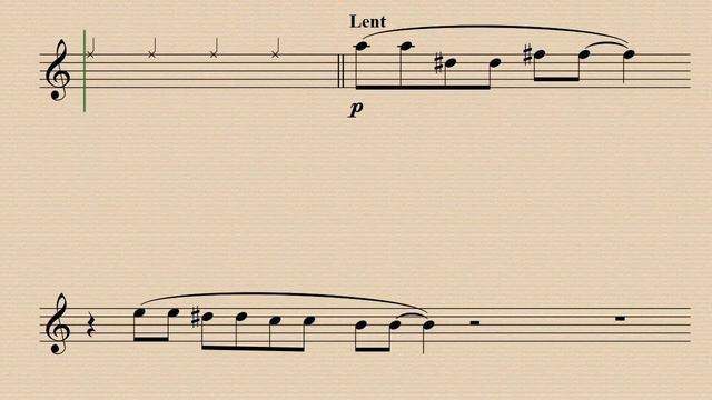 Gnossienne Nº3 - Flute and Piano - Erik Satie - Demo and Backing Track смотреть онлайн