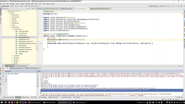 Java EE 62: CDI 19: Пул потоков и конкурениця смотреть онлайн