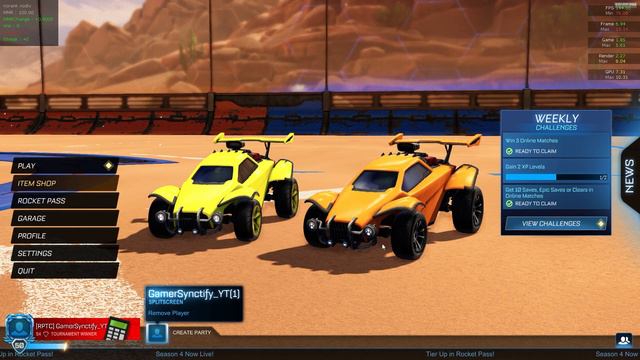 How to play Split-screen using keyboard/controller in Rocket League on PC/XBOX/PS4/PS5 смотреть онлайн