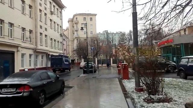 Москва 1114 Богословский переулок, храм Иоанна Богослова осень день смотреть онлайн