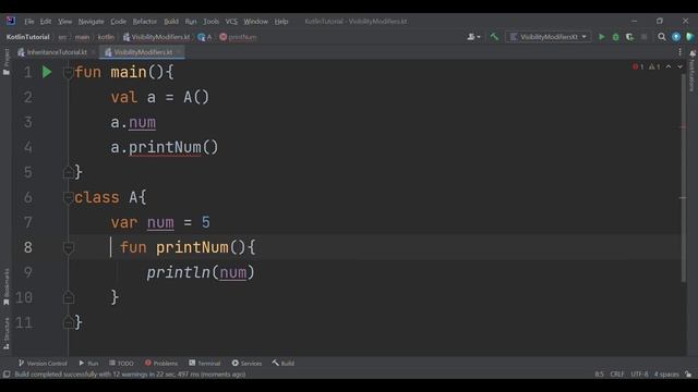 #20Kotlin - Visibility Modifiers in Kotlin || Kotlin Tutorial for beginners || Full Playlist смотреть онлайн