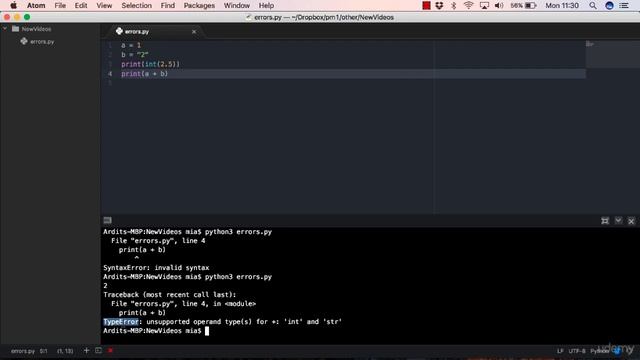 What are Runtime Errors in Python Programming смотреть онлайн