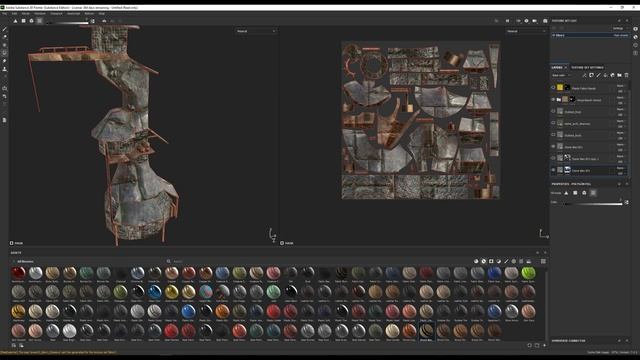 2022 3D Modelling - Texturing a Building in Substance Painter & Export to Unity смотреть онлайн