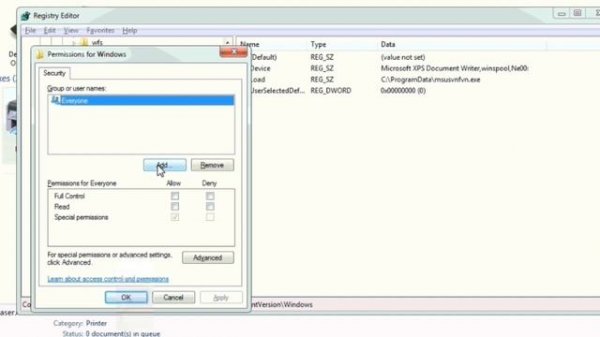 Operation could not be completed cannot Set Default Printer With Error 0x00000709 Default Printer