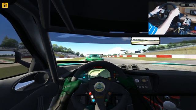 Assetto Corsa - Corrida com Lotus Evora GTC e Gambiarra no cambio! G27 смотреть онлайн