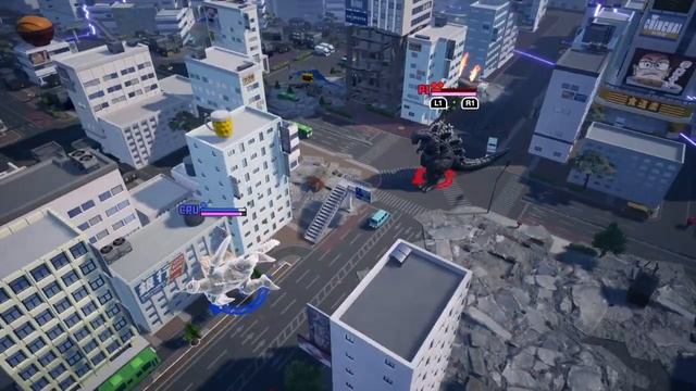 GigaBash - Godzilla gameplay (Godzilla DLC) смотреть онлайн