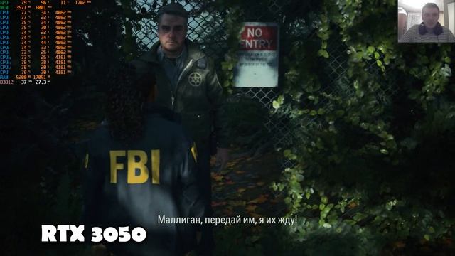 Alan Wake 2 на игровом ноутбуке RTX 3050 смотреть онлайн