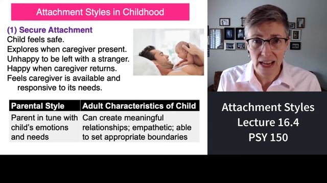 150 Lecture 16.4 Attachment Styles смотреть онлайн