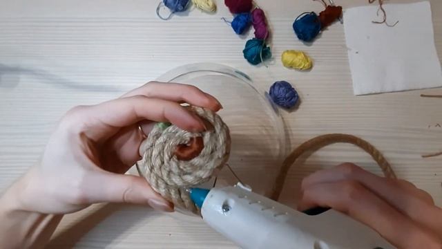 Интерьерная корзина из джута | Домашний декор своими руками смотреть онлайн