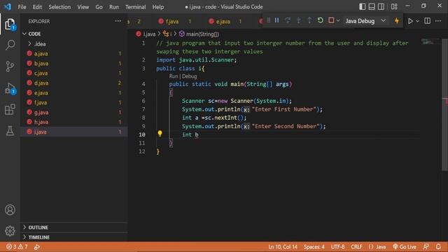 java program that swap two integers | Tech Faizan смотреть онлайн
