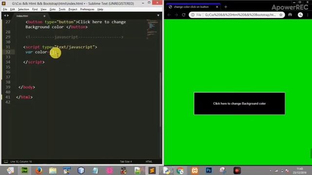 How to change background color on button click смотреть онлайн