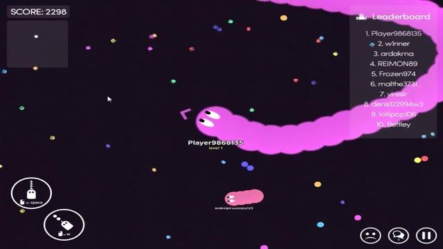 Первый запуск игры - Worm.is - РОЗОВЫЙ ЧЕРВЬ смотреть онлайн