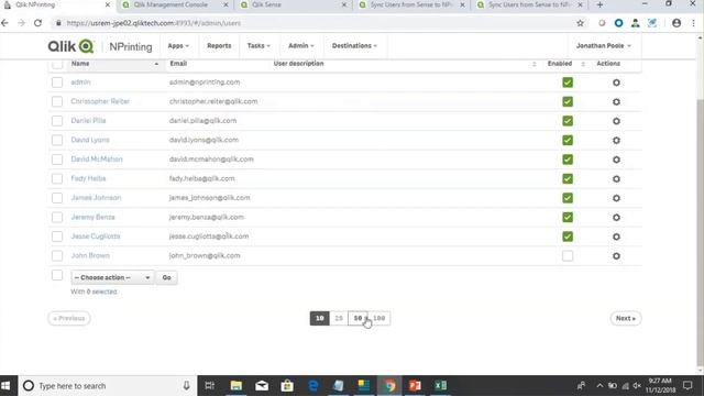 API based users import in Qlik NPrinting with a Qlik Sense app смотреть онлайн