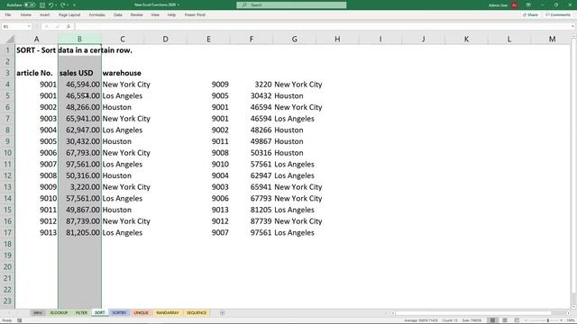 NEW Excel Formulas 2020: XLOOKUP, FILTER, SORT, SORTBY, UNIQUE, RANDARRAY, SEQUENCE смотреть онлайн