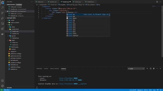 Sites Estáticos com Vue.js e Gridsome #4 - CSS com Tailwind: Parte 1 смотреть онлайн