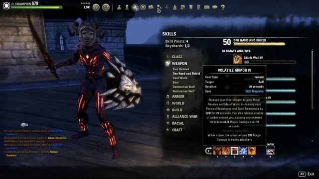 ESO - Magicka DK PVP Build (Bloody Shalk) смотреть онлайн