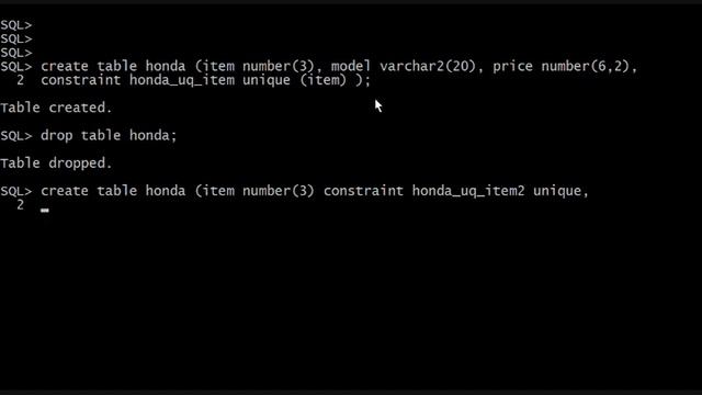 48: Oracle SQL - UNIQUE KEY смотреть онлайн