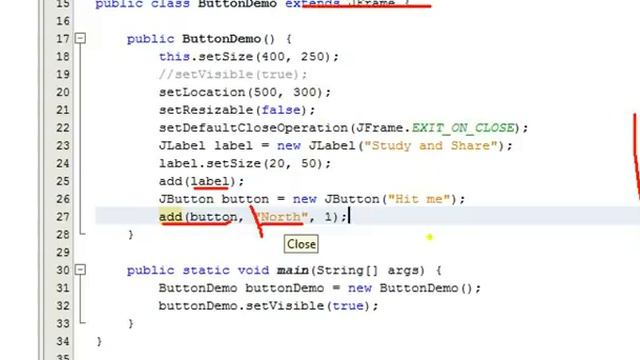 Java Swing 5: Button смотреть онлайн