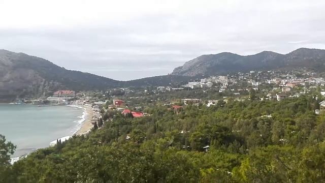 Крым. поселок Новый Свет. ГК "Новый Свет" и пляж. смотреть онлайн