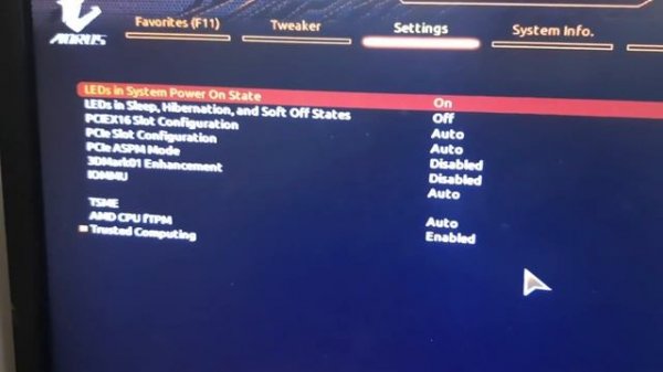 fTPM/PSP NV corrupted or fTPM/PSP NV structure chanced