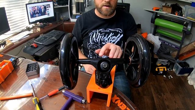 DIY Custom Longboard 180mm Scooter Wheel MOD смотреть онлайн