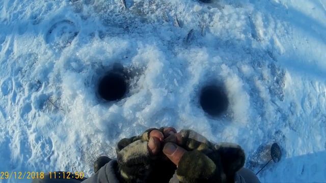 Рыбалка в Приморье.Пеструха зимой. смотреть онлайн