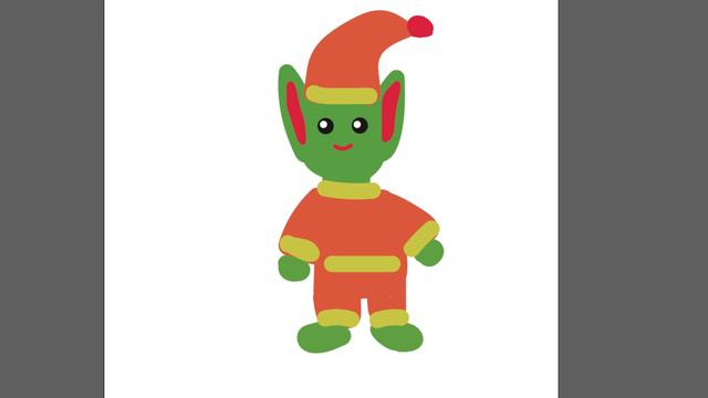 Рисуем эльфа детям часть 40 смотреть онлайн