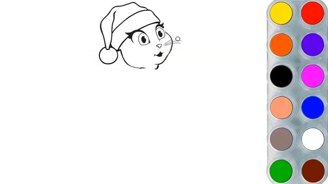 Learning Drawing and Coloring Talking Angela | How to Draw | Talking Angela | Color Pops смотреть онлайн