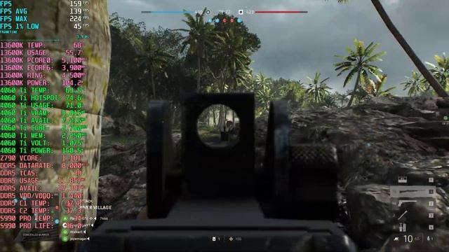Battlefield V \\ Conquest \\ 4060 Ti + 13600K + DDR5-8000C38 // G7 240Hz // DirectX12 // 1440 Ultra смотреть онлайн