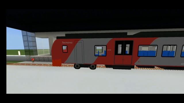 ОБЗОР ПОЕЗДА ЛАСТОЧКА | Minecraft Bedrock Edition смотреть онлайн