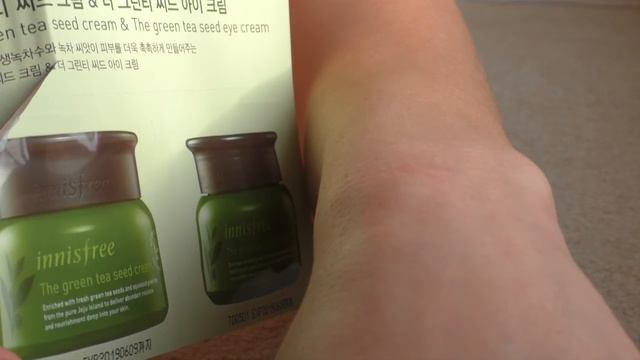Тестируем органический и натуральный крем Innisfree The Green Tea Seed Cream смотреть онлайн