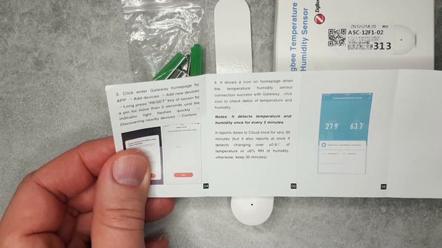 Small Zigbee Temperature and Humidity sensor смотреть онлайн