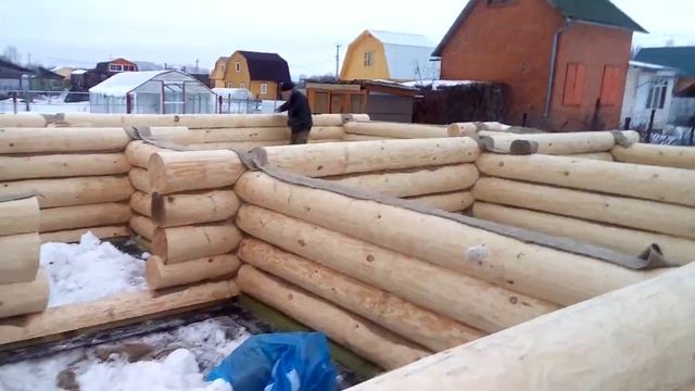 Сборка сруба смотреть онлайн