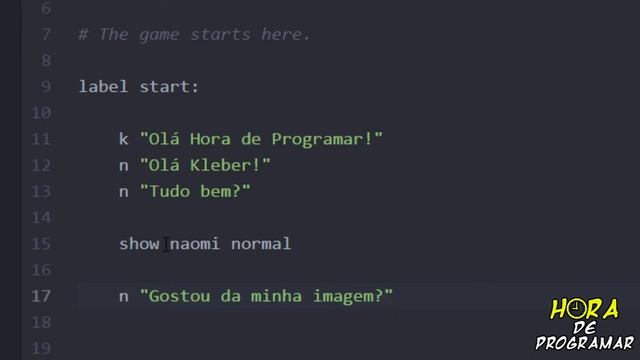 COMO USAR RENPY #2 - COMO EXIBIR PERSONAGEM E FUNDO E FAZER FALAS смотреть онлайн