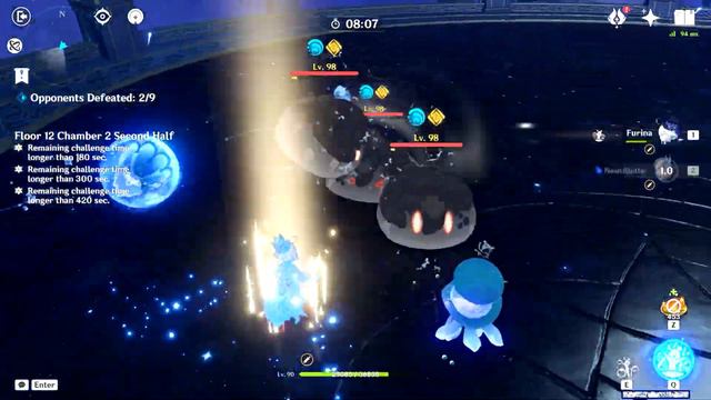 [Genshin Impact Abyss 4.3] Duo Clear - Raiden Nahida x Neuvillette Furina смотреть онлайн