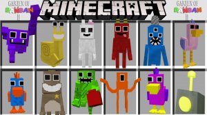 Мод на монстров ДЕТСКИЙ САД БАНБАН 2 в МАЙНКРАФТ ! GARTEN OF BANBAN 2 ADDON MOD MINECRAFT BEDROCK
