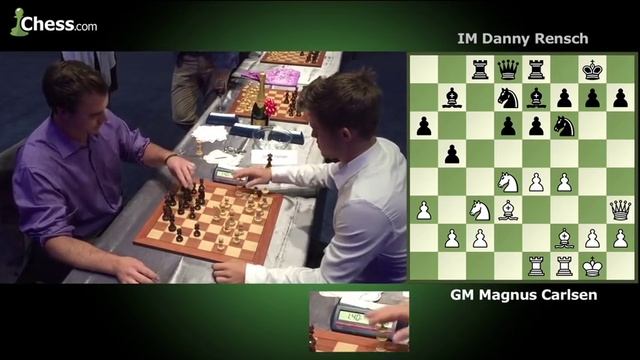 Magnus Carlsen (1 minute) vs Daniel Rensch (2 minutes) | Game 2 смотреть онлайн