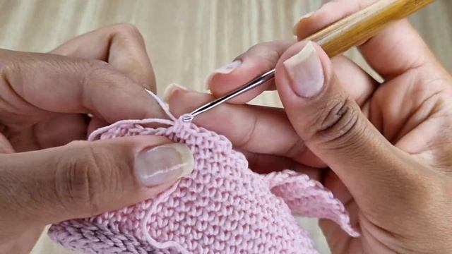Sapatinho De Crochê Para Bebê - Coturno Lóren - Parte 2