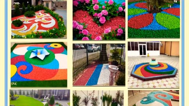 Крашеный щебень смотреть онлайн