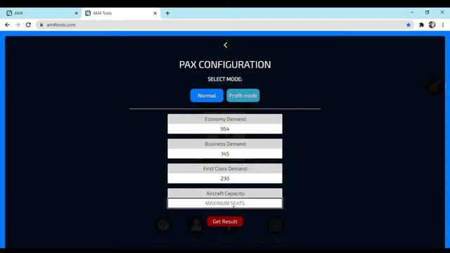AM4 Tools | Ticket Prices | Seat Configuration | Stopover Finder