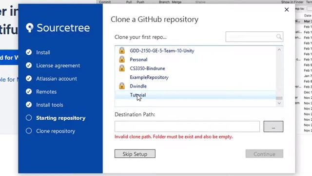 Installing SourceTree and Configuring the Initial Github Repository (2 of 9) смотреть онлайн