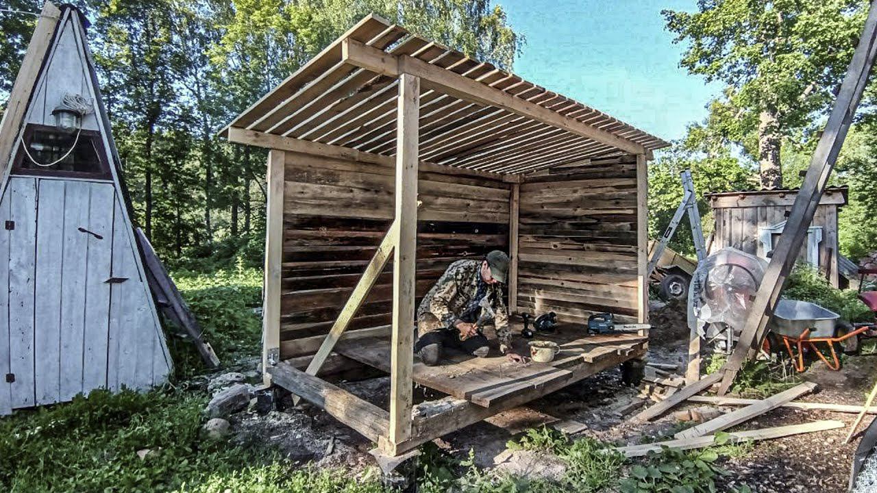 Построил дом для хуторянина Норда за выходные. Вольер для собаки с нуля смотреть онлайн