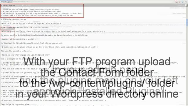 Contact Form WordPress Plugin - Installation Tutorial - Version 3.64 смотреть онлайн