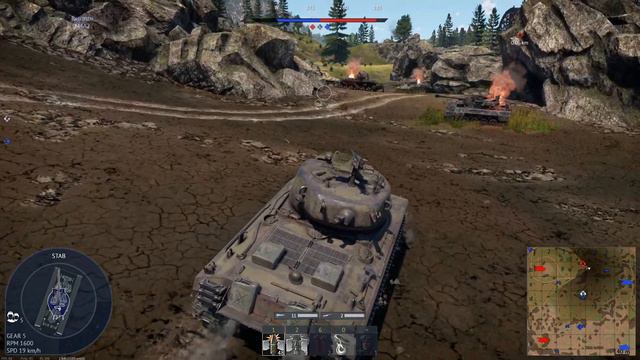 Jumbo Life In War Thunder - M4A3E2 смотреть онлайн