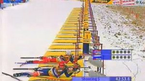 биатлон кубок мира 2005-2006 1 этап Эстерсунд эстафета женщины